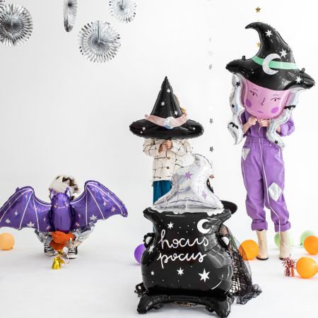 Black Witches Cauldron Foil Balloon I Halloween Party Balloons I My Dream Party Shop UK
