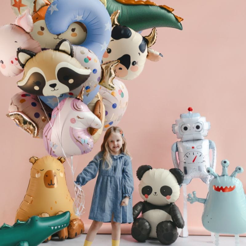Air-Fill Sitting Panda Balloon I Panda Party Balloons I My Dream Party Shop UK