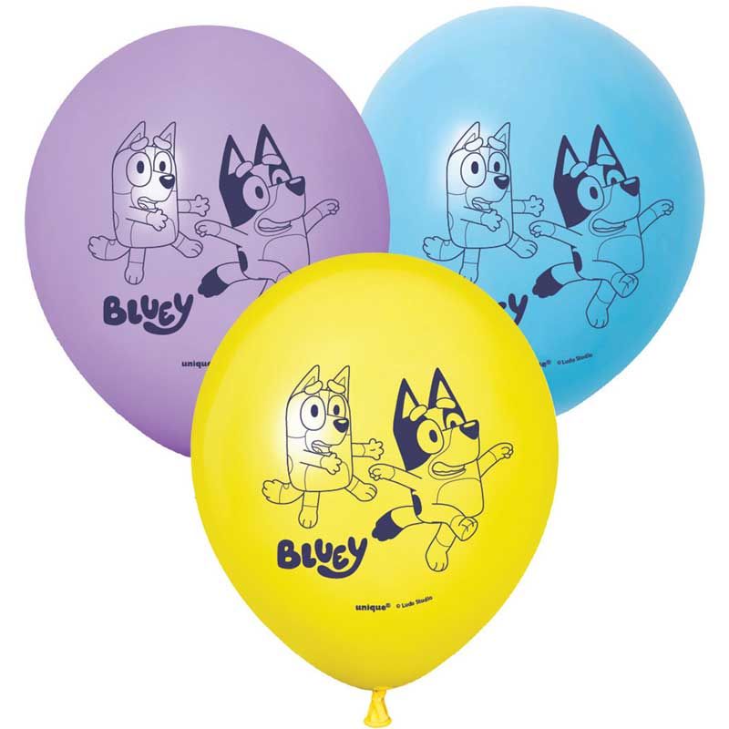 Bluey Party Latex Balloons I Bluey Party Decorations I My Dream Party Shop UK