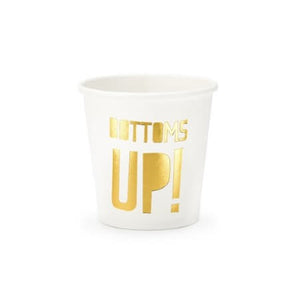"Bottoms Up" Shot Party Cups I Modern Party Cups I My Dream Party Shop I UK