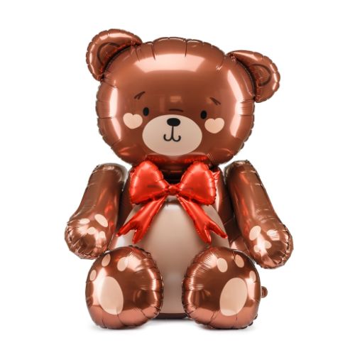 Giant Brown Sitting Bear Balloon I First Birthday Balloons I My Dream Party Shop UK