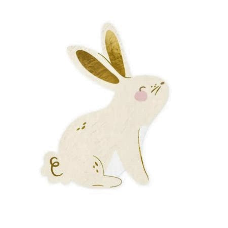 Rabbit Shaped Napkins I Easter Party Supplies I My Dream Party Shop UK