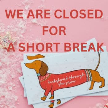 Closed for a Short Break 4- 8 December I My Dream Party Shop Ruislip