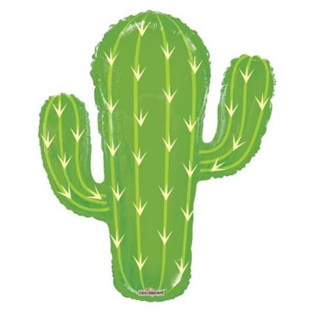 Green Cactus Supershape Balloon 28 inches I Cowboy Party Balloons I My Dream Party Shop UK