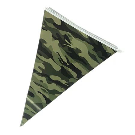 Camouflage Triangular Flag Bunting I Army Party Decorations I My Dream Party Shop UK