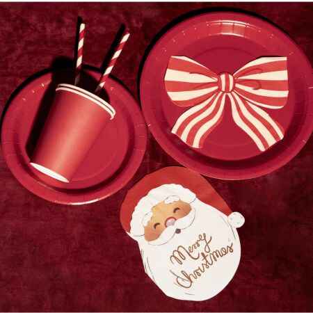 Christmas Santa Head Napkins I Christmas Party Tableware I My Dream Party Shop UK