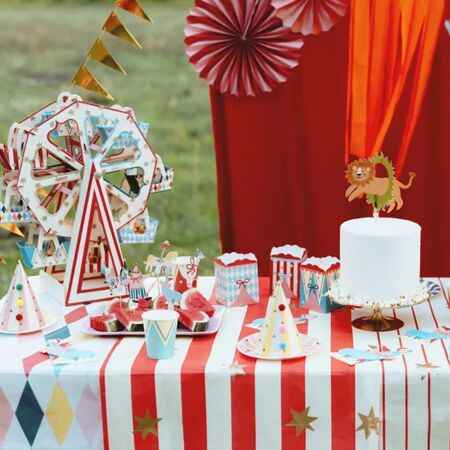 Mixed Vintage Circus Party Cups I Circus Party Decorations I My Dream Party Shop UK
