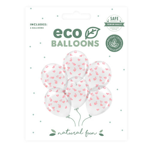 Pastel Pink Heart Latex Balloons I Valentine's Day Balloons I My Dream Party Shop UK