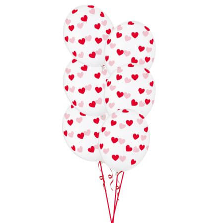 Red Confetti Heart Helium Balloons I Anniversary Balloons Collection Ruislip I My Dream Party Shop