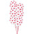 Red Confetti Heart Helium Balloons I Anniversary Balloons Collection Ruislip I My Dream Party Shop