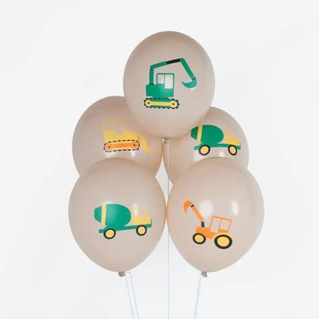 Construction Party Balloons I Construction Party Supplies I My Dream Party Shop UK