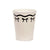 Cream and Black Bow Party Cups I Bow Party Supplies I My Dream Party Shop UK