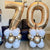 Cream and Gold 70 Number Columns For Collection Ruislip I My Dream Party Shop 