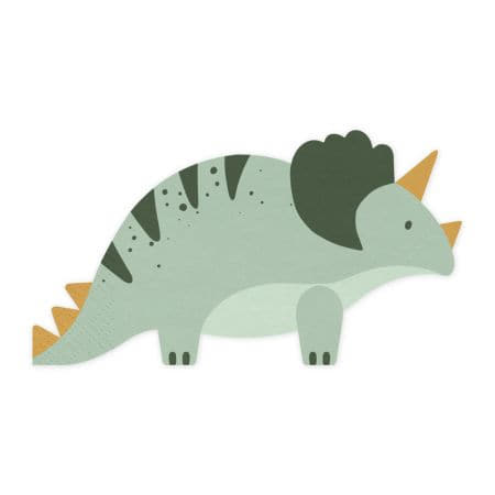 Dinosaur Triceratops Napkins I Dinosaur Party Decorations I My Dream Party Shop UK