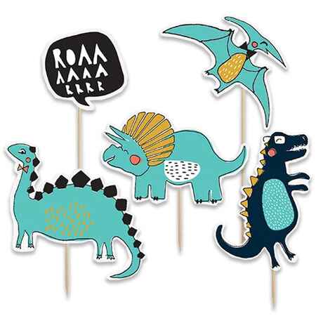 Dinosaur Party Cake Toppers I Dinosaur Party Decorations I My Dream Party Shop UK
