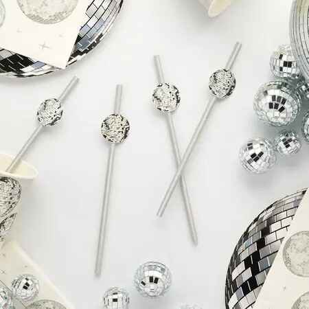 Disco Ball Party Straws I Disco Party Decorations I My Dream Party Shop UK
