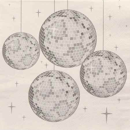 Disco Ball Party Napkins I Disco Party Decorations I My Dream Party Shop UK