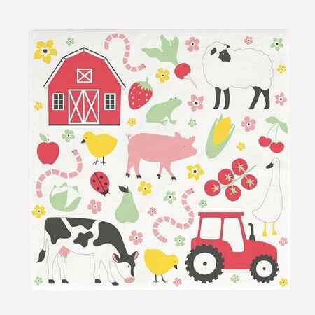 Farm Party Napkins I Farm Party Supplies I My Dream Party Shop UK