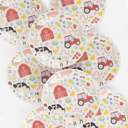 Farmyard Party Plates I Farm Party Supplies I My Dream Party Shop UK