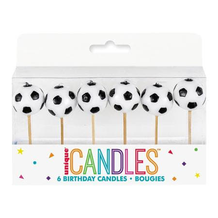 Football Pick Candles I Football Party Decorations I My Dream Party Shop UK
