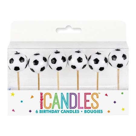Football Pick Candles I Football Party Decorations I My Dream Party Shop UK