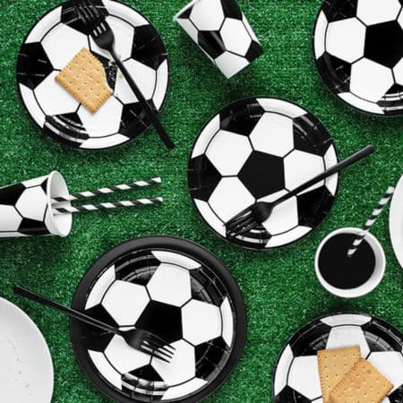 Small Football Plates I Football Party Supplies I My Dream Party Shop UK