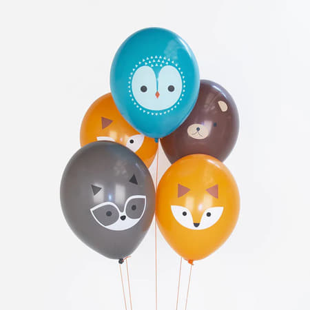 Forest Animals Balloons I Woodland Animals Party Supplies I My Dream Party Shop UK