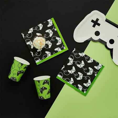 Game Controller Paper Napkins I Gamer Party Supplies I My Dream Party Shop UK