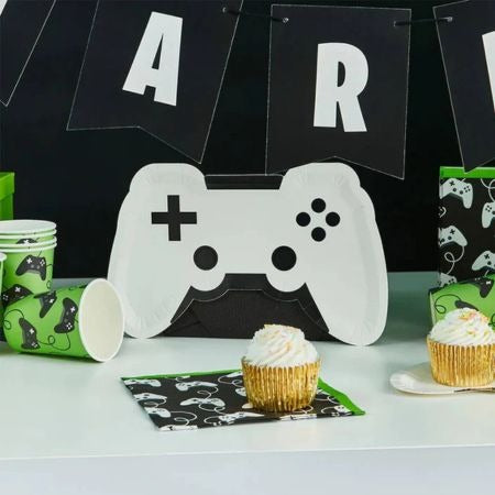 Gaming Controller Party Plates I Gaming Party Supplies and Balloons I My Dream Party Shop UK