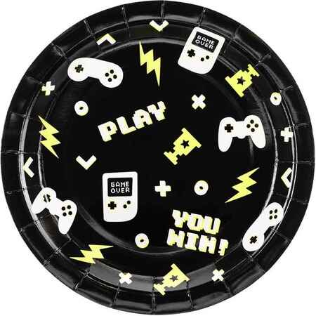 Gamepad Party Plates I Gamer Party Supplies I My Dream Party Shop UK