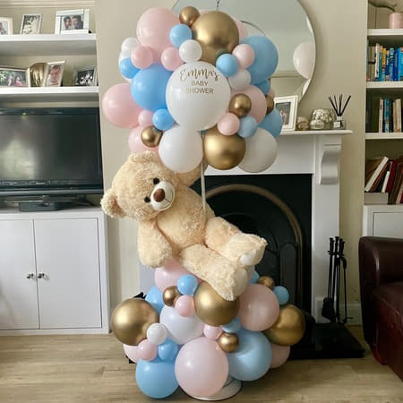 Teddy Bear Balloon Cloud I Baby Shower Balloons Collection Ruislip I My Dream Party Shop 