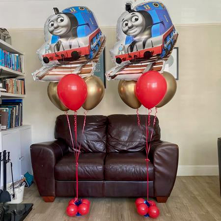 Giant Thomas The Tank Engine Helium Balloon Bouquets I My Dream Party Shop Ruislip