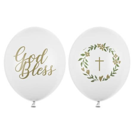 God Bless Christening Balloons I Christening Decorations I My Dream Party Shop UK