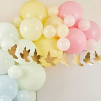 Gold Dove Garland I Christening Decorations I My Dream Party Shop UK