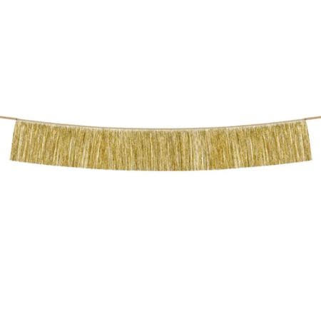 Gold Fringe Garland I Gold Party Decorations I My Dream Party Shop UK