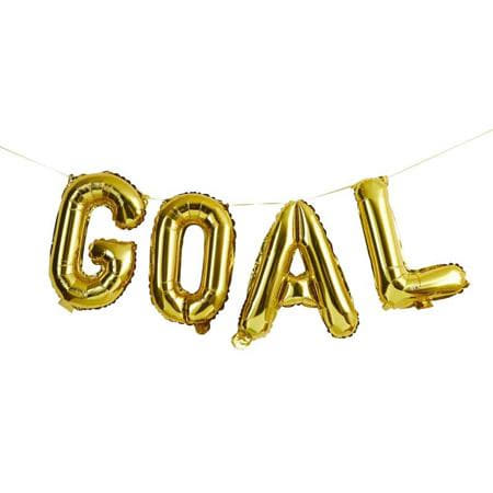 Gold Goal Balloon Garland I Football Party Decorations I My Dream Party Shop UK