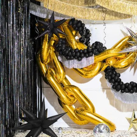 Gold Foil Fringe Decoration I Gold Party Supplies I My Dream Party Shop UK