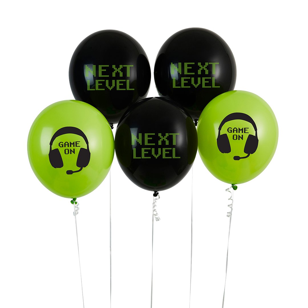 Game On Latex Balloons I Gaming Party Supplies and Decorations I My Dream Party Shop UK