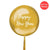 Helium Happy New Year Gold Orbz Balloon with Tassel I New Year Party Decor I  My Dream Party Shop