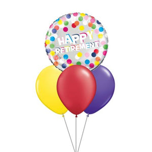 Happy Retirement Latex Helium Balloon Bouquet I My Dream Party Shop Ruislip