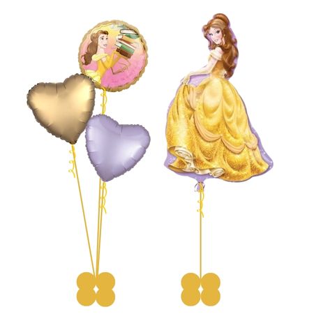 Princess Belle Helium Balloon Bouquets Collection Ruislip I My Dream Party Shop