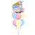 Helium Inflated Pastel Ice Cream Van Balloon Large Bouquet Ruislip I My Dream Party Shop