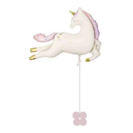 Helium Inflated Leaping Unicorn Balloon for Collection Ruisilp I My Dream Party Shop UK