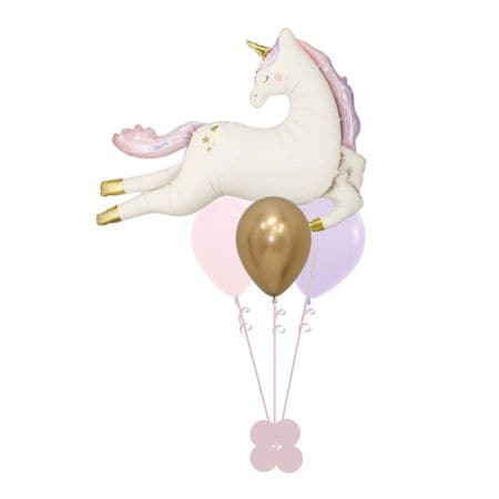 Helium Inflated Leaping Unicorn Balloon Bouquet Collection Ruisilp I My Dream Party Shop 