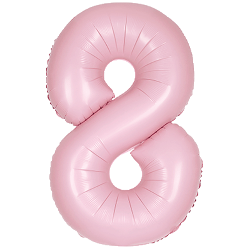 Helium Pastel Matt Number Eight Balloon I Helium Number Balloons Ruislip I My Dream Party Shop
