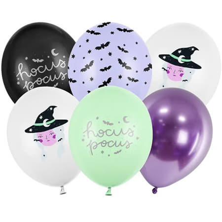 Hocus Pocus Witch Balloons I Halloween Party Balloons I My Dream Party Shop UK