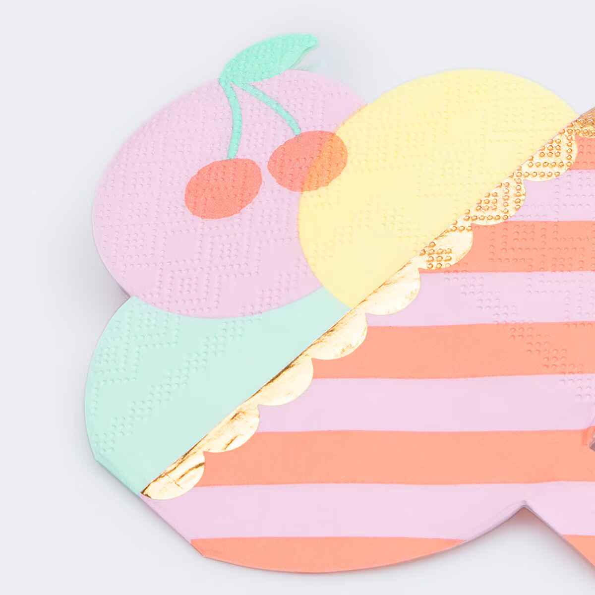 Meri Meri Ice Cream Sundae Napkins I Ice Cream Party Decorations I My Dream Party Shop UK