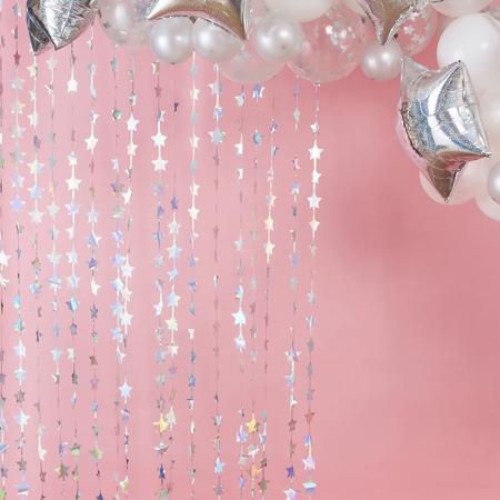 Iridescent Star Backdrop I Iridescent Party Decorations I My Dream Party Shop UK