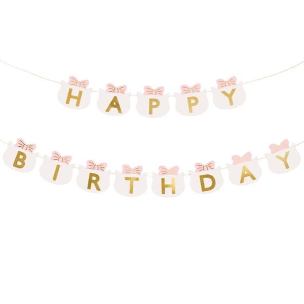 Kitty Party Happy Birthday Banner I Cat Party Decorations I My Dream Party Shop UK