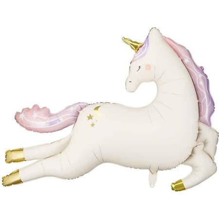 Leaping Unicorn Foil Balloon I Unicorn Party Supplies I My Dream Party Shop UK